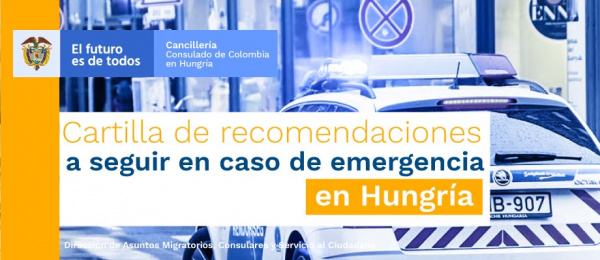  Cartilla de recomendaciones en caso de emergencia por desastres naturales 